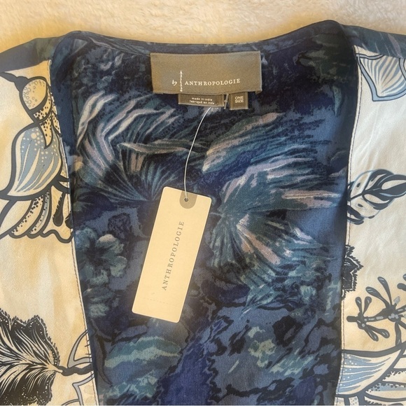 NWT Anthropologie Tori Cropped Kimono Mixed Pattern Open Cardigan One Size - Picture 4 of 9